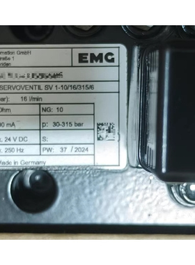 SV1-10/16/315/6 EMG 伺服阀  纠偏伺服阀 德国 SV1-10/8/315/6