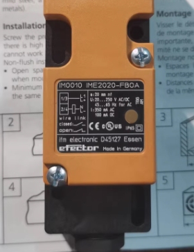 IFM德国易福门 点感式接近开关 IME2020—FBOA