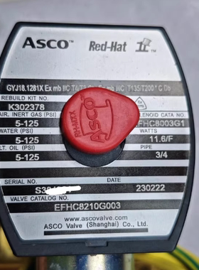 ASCO  EFHC8210G003电磁阀