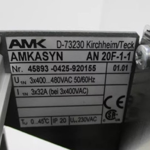 AMK AN20F-1-1 电源 45893 400-480VAC 32A NSMP
