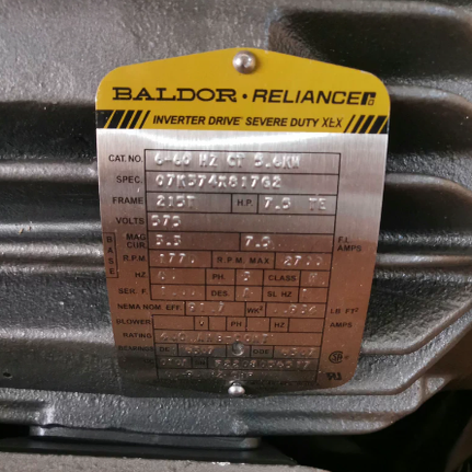 瑞恩堡德电机 6-60HZ CT 5.6KW  07K374X817G2