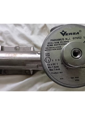 美国VERSA Paramus 防爆电磁阀 VGG-4532-MS-XDAS-167-D024