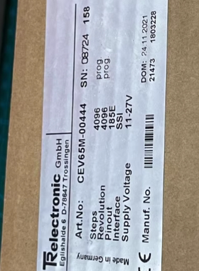 德国蒂尔(TR)编码器 CEV65M-00444