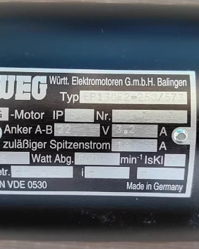 德国WEG万高电机 EP130E2-250/573