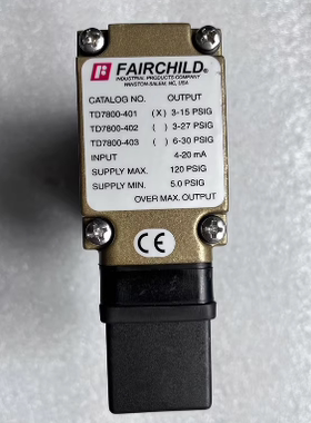 FAIRCHILD TD7800-401 3-15PSIG 电气转换器