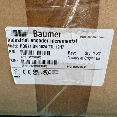 Baumer工业编码器 HOG71 DN 1024 TTL 12H7