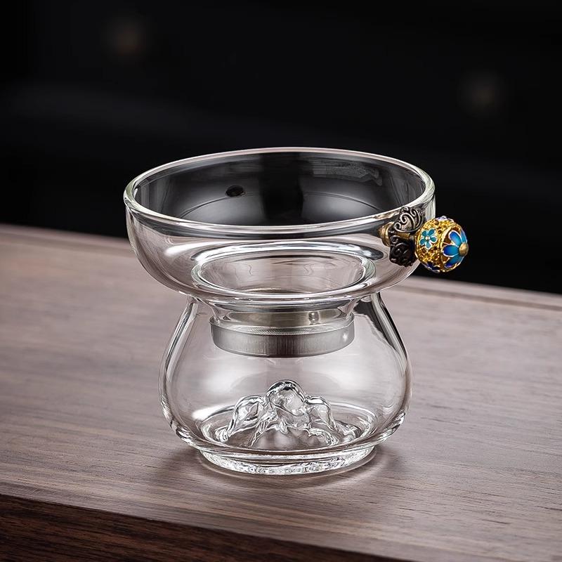 玻璃茶滤高档过滤器公道杯