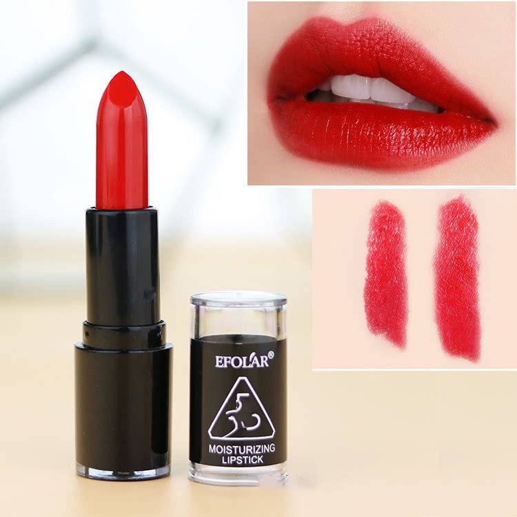 儿童大红色口红幼儿园舞台演出小孩无毒唇膏保湿滋润六一化妆品