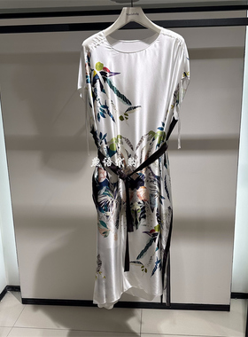 朱崇恽ZCY正品新款女装休闲宽松桑蚕丝连衣裙专柜5980