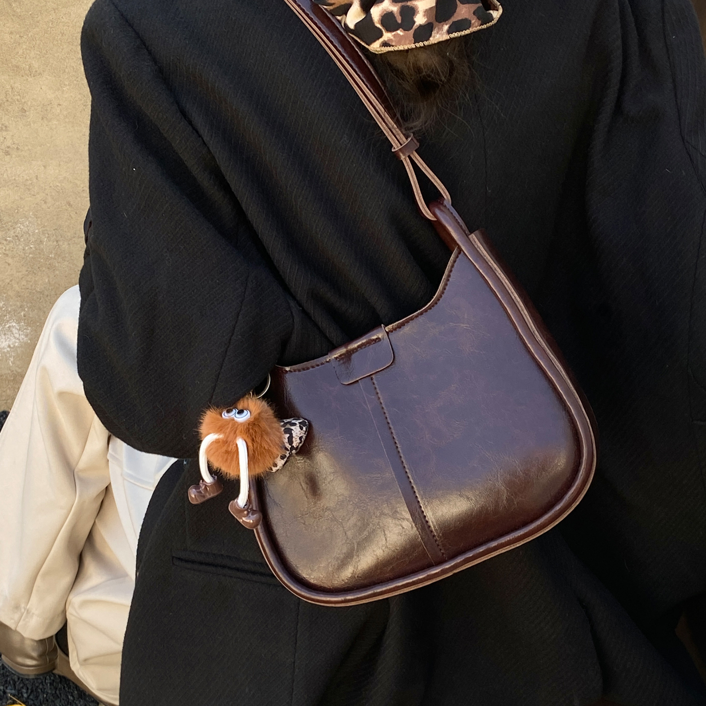 美拉德包包女复古迷你斜挎小方包