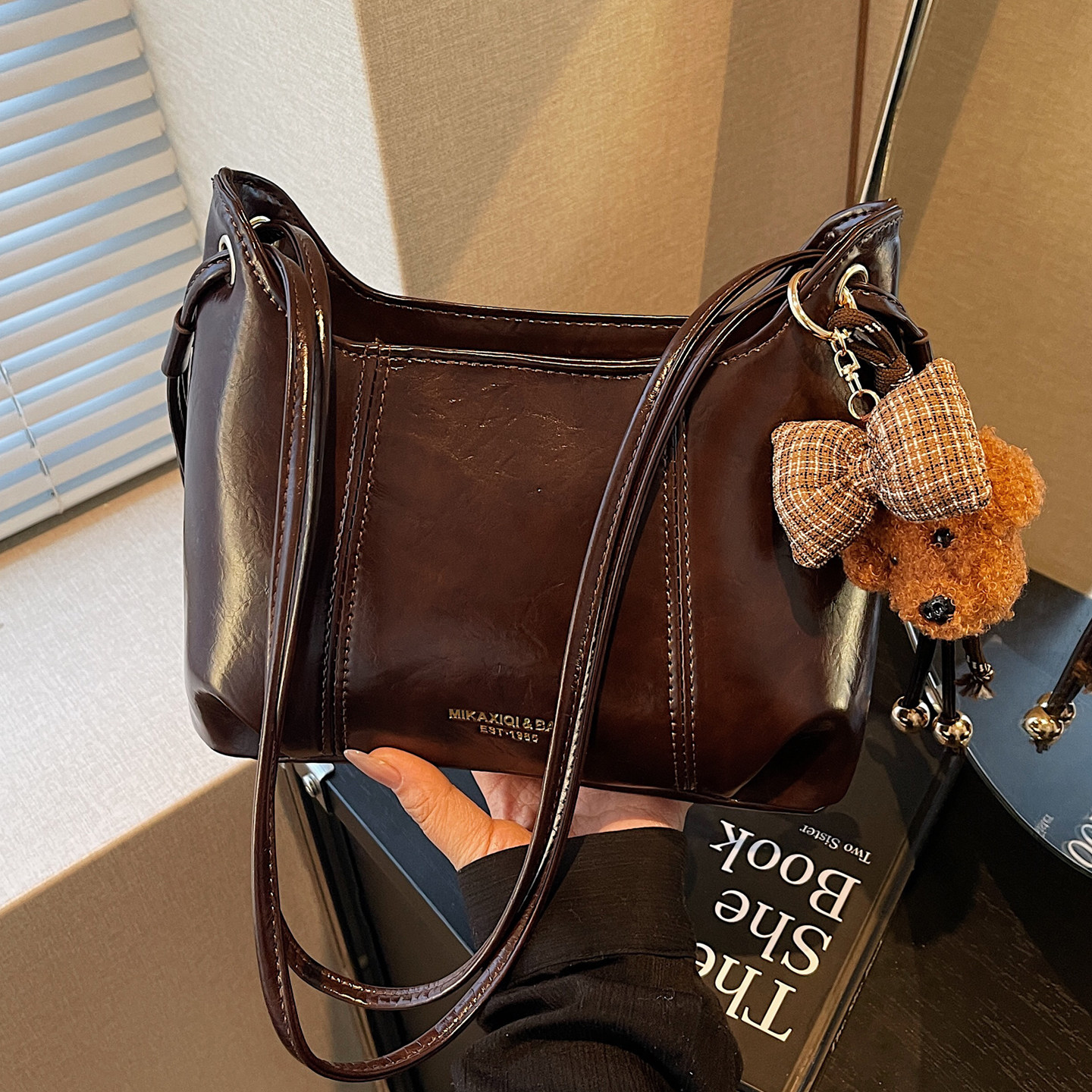 包包女复古油皮小方包2025新款高级感百搭时尚迷你简约单肩斜挎包,箱包皮具/热销女包/男包,小方包,淘宝优惠券,粉丝福利购,淘宝优惠卷