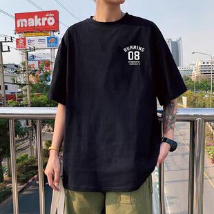 男士9.9上班工作耐磨耐脏短袖T恤衣服便宜冰丝速干半袖打底衫大码