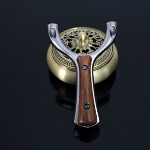 顶卡寻欢630不锈钢圆头寻欢顶卡卡珠弹弓户外竞技扁皮闭口弹弓架