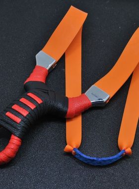 扁皮弹弓 免绑 扁皮筋 弹弓户外精准弹弓免绑弹弓反曲弹弓