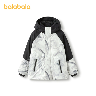 巴拉巴拉羽绒服男童加厚鹅绒外套