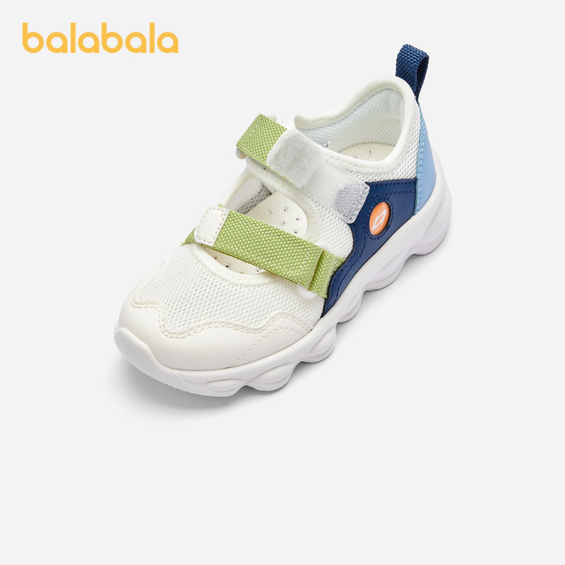新款巴拉巴拉童鞋儿童运动凉鞋男童女童沙滩鞋2024夏透气网布鞋潮