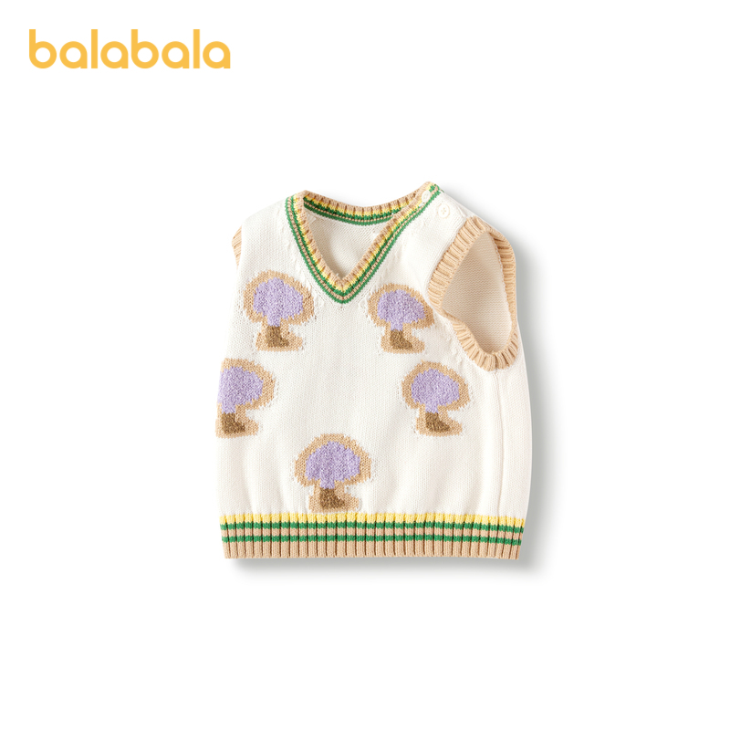 【商场同款】巴拉巴拉儿童马甲女童春秋背心婴儿保暖坎肩可爱洋气