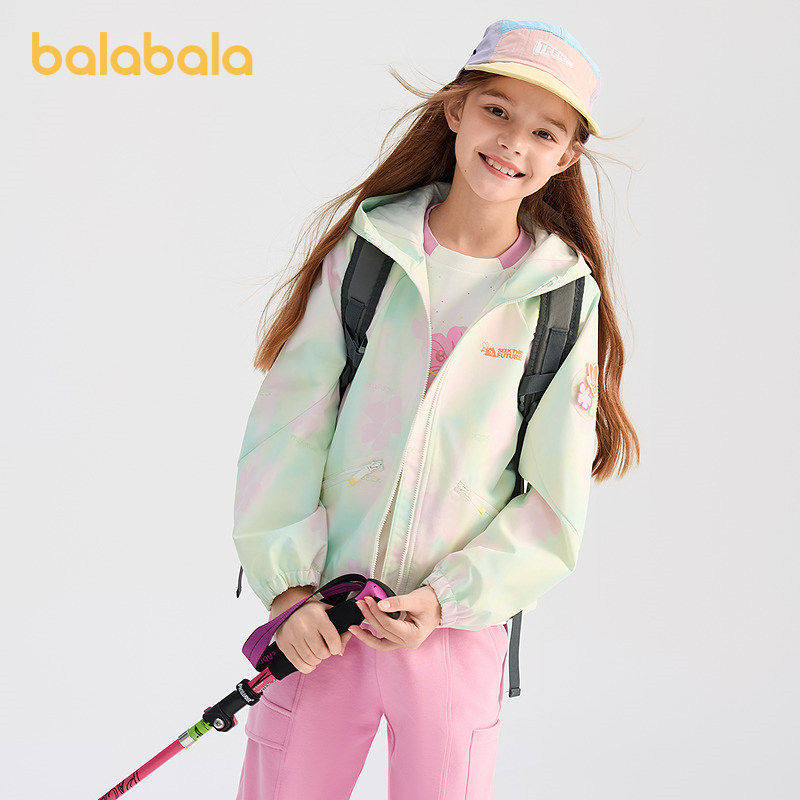 【商场同款】巴拉巴拉童装儿童外套女童上衣2026新款春防泼水耐磨,童装/婴儿装/亲子装,普通外套,淘宝优惠券,粉丝福利购,淘宝优惠卷