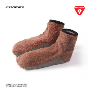 Zer0g轻量化抓绒袜Primaloft Evolve动态保温中间层营地袜 Active