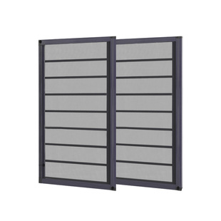 温州儿童防护窗防蚊防护栏卷帘式纱窗可拆洗铝合金门窗自装磁u.