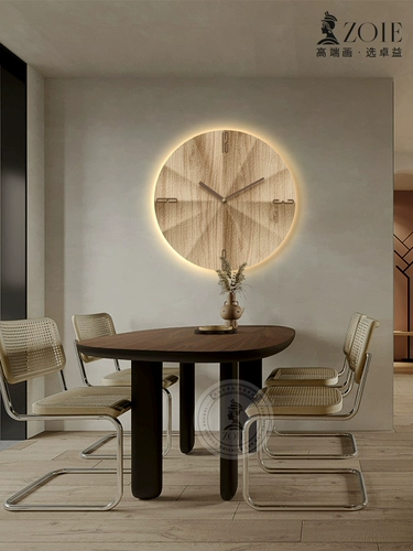 Ретро современные креативные часы для гостиной, настенное бра, простой и элегантный дизайн