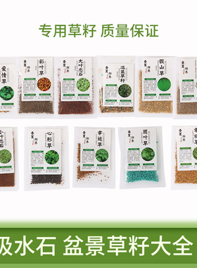 吸水石专用草籽景观鱼缸装饰摆件