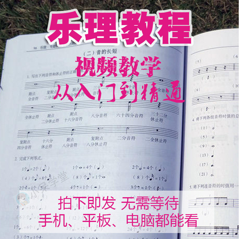 基础乐理视频教程简谱五线谱基础入门识谱音乐理论教学课程自学习