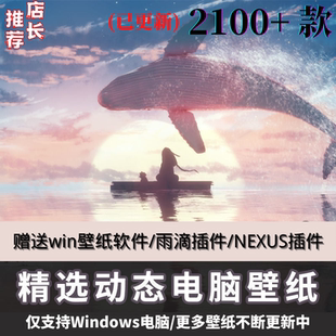 动态壁纸秒发光能使者电脑动态壁纸软件动漫素材高清壁纸自动发货