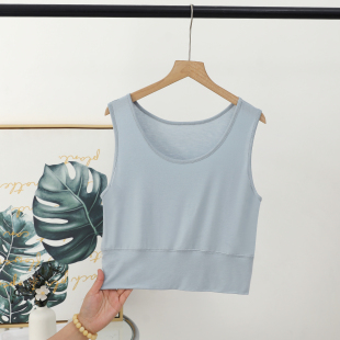居家睡衣 莫代尔吊带背心上衣夏季 加大加肥女士内搭无袖 显瘦打底衫