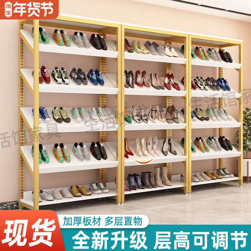 展示柜商场展示架服装店货架陈列柜鞋柜鞋架鞋店货架鞋架靠墙货柜