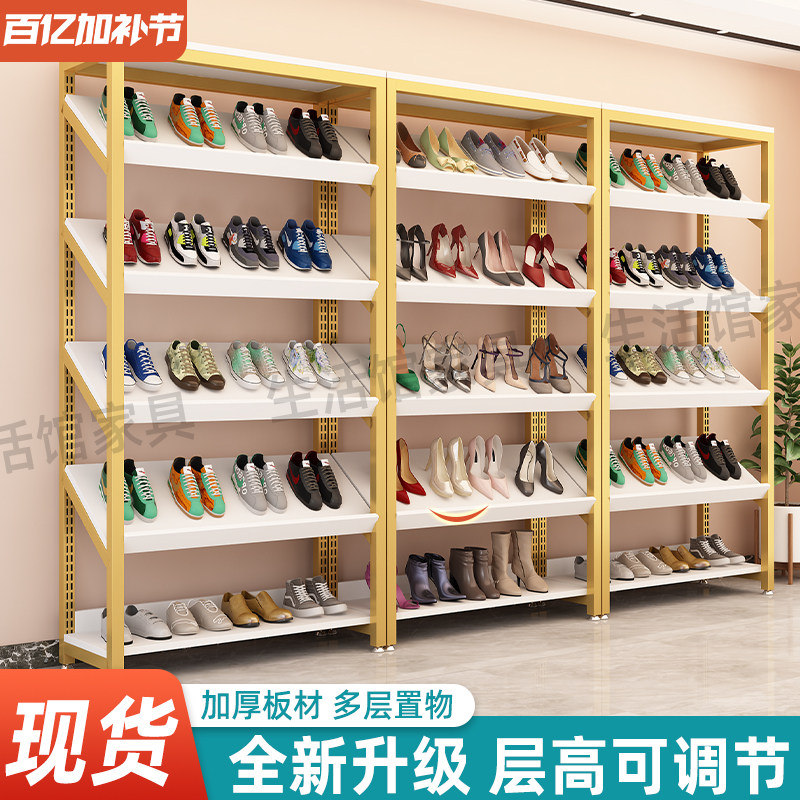 展示柜商场展示架服装店货架陈列柜鞋柜鞋架鞋店货架鞋架靠墙货柜