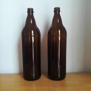 成箱出售.新款1000毫升棕色玻璃瓶啤酒瓶.空瓶汽水瓶饮料瓶红酒瓶