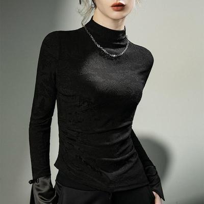 新中式高领打底衫2025新