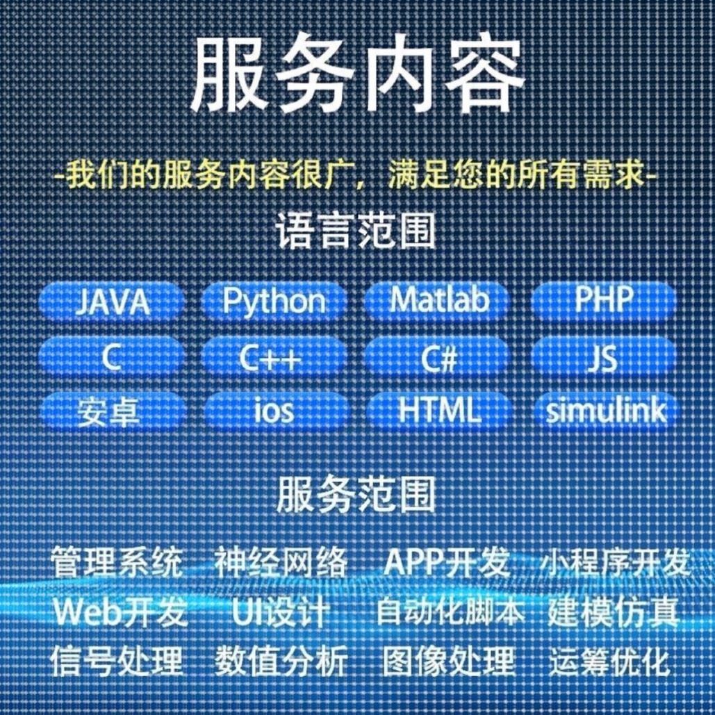matlab代编程序Python神经网络深度机器学习通信仿真算法模型求解