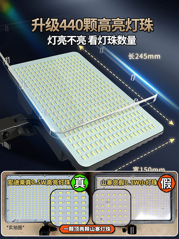 摆摊夜市灯充电led灯地摊神器移动户外照明灯强光支架野外露营灯