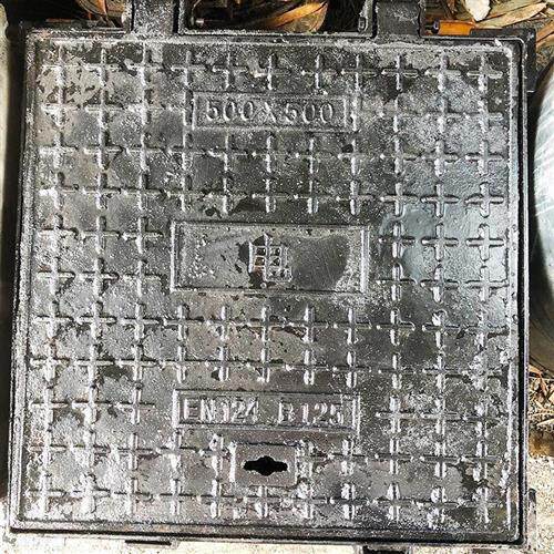 球墨铸铁电信电力强电弱电铸铁方井盖市政园林道路电缆井500*500