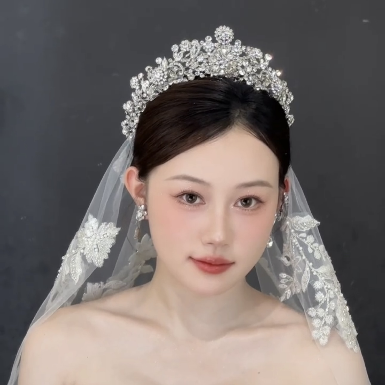 ETE新款仙气减龄百搭公主皇冠16975