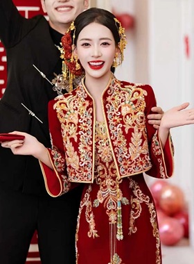 ETE正品金色流苏发簪气质减龄款发饰新娘跟妆高级感头饰12862