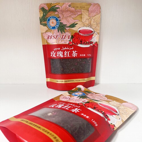 新疆特色玫瑰红茶餐厅家用茶包邮