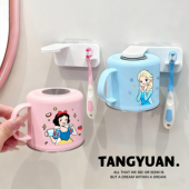 儿童漱口杯不锈钢磁吸式 倒挂刷牙杯洗漱杯子家用学生宿舍女孩可爱