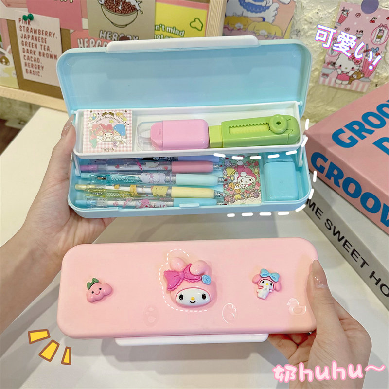 铅笔盒高颜值女孩儿童小学生大容量可爱风一年级文具盒三丽鸥卡通,文具电教/文化用品/商务用品,笔袋,淘宝优惠券,粉丝福利购,淘宝优惠卷