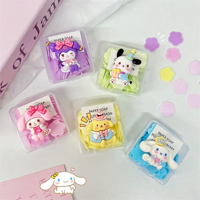 三丽鸥一次性洗手皂片儿童随身携带小学生洗手片迷你花瓣旅行可爱,洗护清洁剂/卫生巾/纸/香薰,香薰精油皂,淘宝优惠券,粉丝福利购,淘宝优惠卷