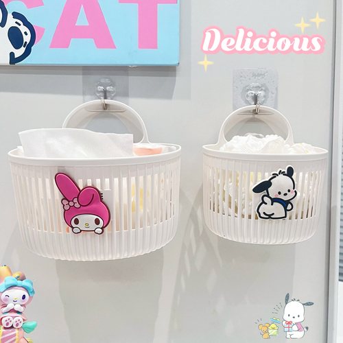 可爱卡通多功能整理收纳篮