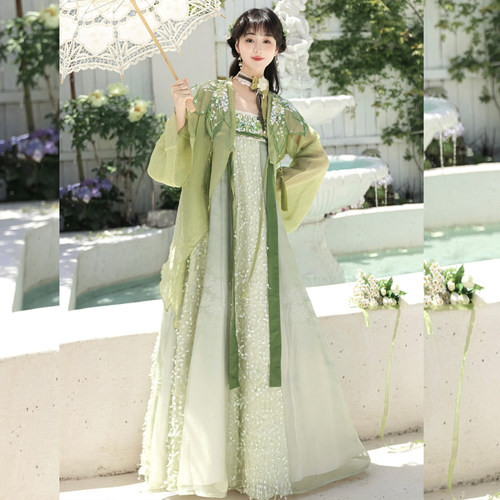 汉服连衣裙汉元素套装