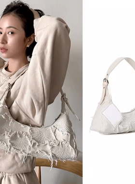 DRXH小众设计包包女包高级感流苏法棍包女2024新款春夏手提单肩包