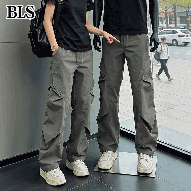 高端伞兵弯刀工装裤男款夏季薄款2026新款速干运动冲锋裤休闲裤子