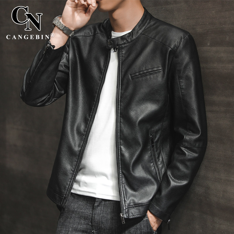 皮衣真皮外套男机车春秋海宁2024新款绵羊皮牛皮休闲薄款高端夹克