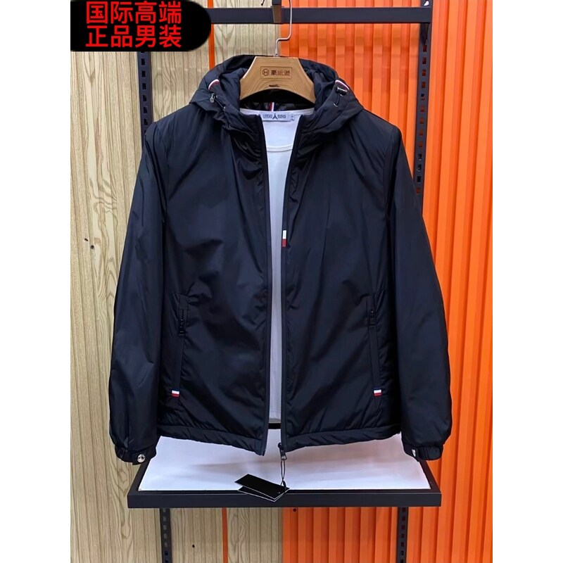 男士轻奢连帽夹克外套春秋冬季高级感时尚休闲气质百搭高端潮牌