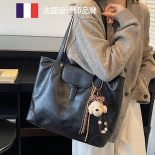 法国MK NB专柜正品 大容量2026新款高级感复古托特包百搭单肩包女