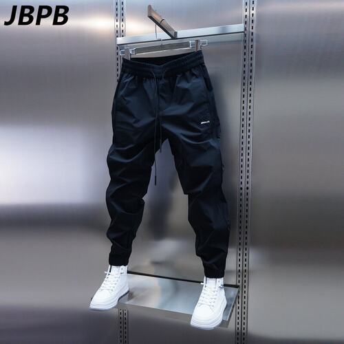 JBPB品牌专柜束脚运动裤男春夏季新款潮牌卫裤宽松男士高端休闲裤
